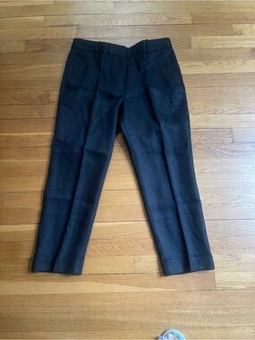 J. Crew Black Cropped Dress Pants